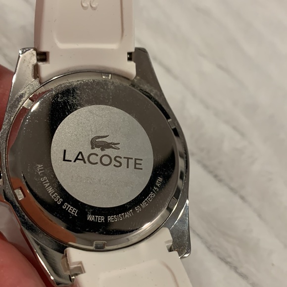 “Seattle” Lacoste Izod Green Trimmed Stainless Bezel Watch 🐊 - Picture 3 of 5
